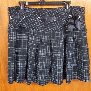 Plus size Mary Kate and Ashley Plaid Skirt